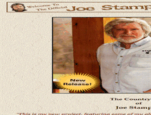 Tablet Screenshot of joestampley.com